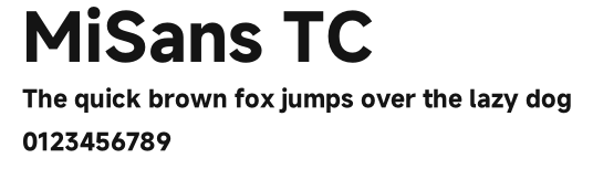 MiSans TC.otf