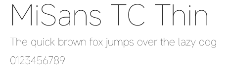 MiSans TC Thin.otf