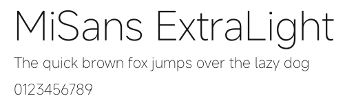 MiSans ExtraLight.otf