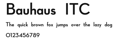 Bauhaus ITC.ttf