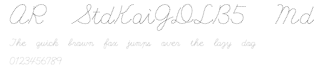 AR StdKaiGDLB5 Md.ttf